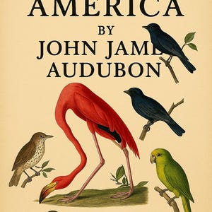 Birds of America by John James Audubon – Digital PDF Book | Life-Size Ornithological Masterpieces & Vintage Illustrations