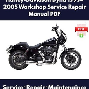 Harley-Davidson Dyna 1999–2005 Workshop Service Repair Manual – PDF Download