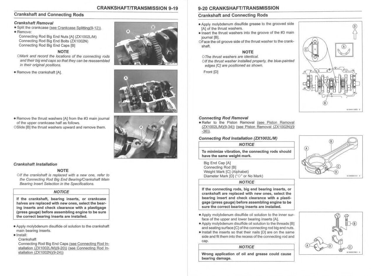 2021-2024 Kawasaki ZX-10R Ninja Workshop Service Manual | PDF - Etsy