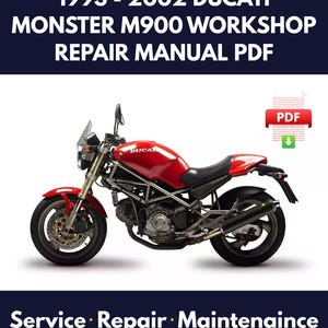1993 - 2002 Ducati Monster M900 Workshopservice Repair Manual Pdf