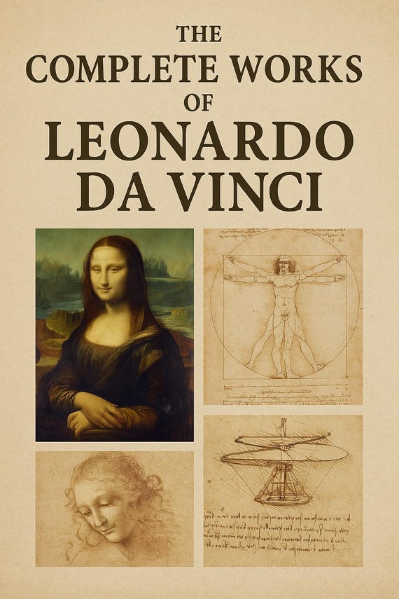 The Complete Works of Leonardo Da Vinci – Digital PDF Book