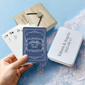 Custom Wedding Guest Book Playing Cards: Unique Keepsake