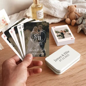 Personalized Playing Cards Custom Photo Deck | Unique Gift for Him Her | Wedding Engagement Gift | Photo Book Alternative | Poker Gift