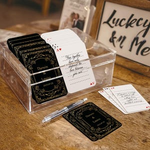 Custom Wedding Guest Book Playing Cards: Unique Keepsake
