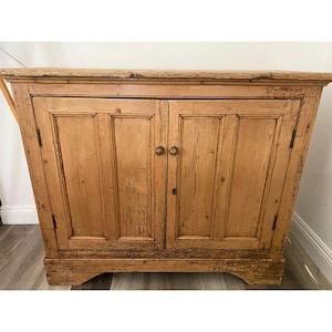 Antique Irish Pine Cupboard ~ One of a Kind!