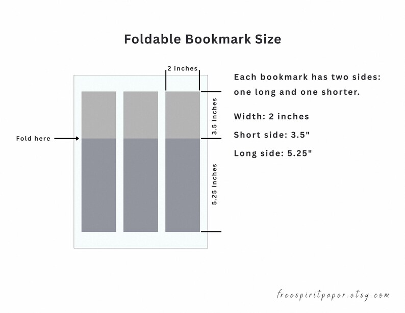 Bookmark Size Inches Moroccan Foldable Bookmarks Printable Set of 12, Magnetic Bookmark ...
