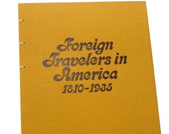 1974 FOREIGN TRAVELERS Vintage Lined Travel Notebook Journal