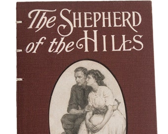 1907 SHEPHERD of the HILLS Vintage Notebook Journal