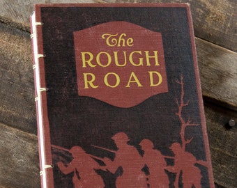 1918 ROUGH ROAD Vintage Lined Notebook