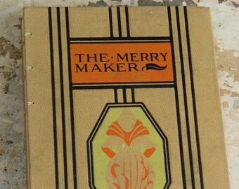 1952 MERRY MAKER Vintage Book Journal Notebook