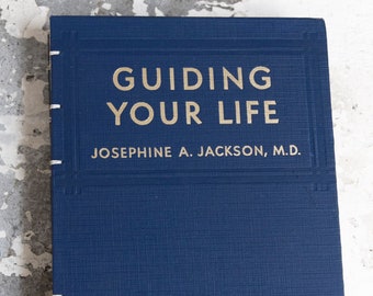 1937 GUIDING YOUR LIFE Vintage Lined Notebook Journal