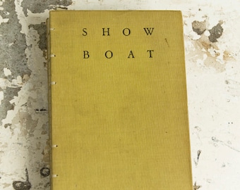 1926 SHOW BOAT Vintage Lined Notebook Journal