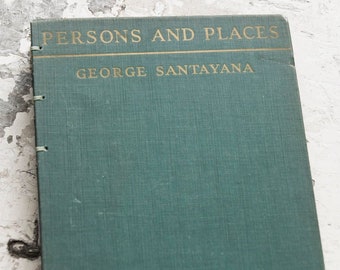 1944 PERSONS and PLACES Vintage Notebook Journal