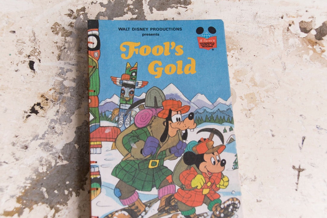 1983 FOOLS GOLD Vintage Recycled Book Journal Etsy