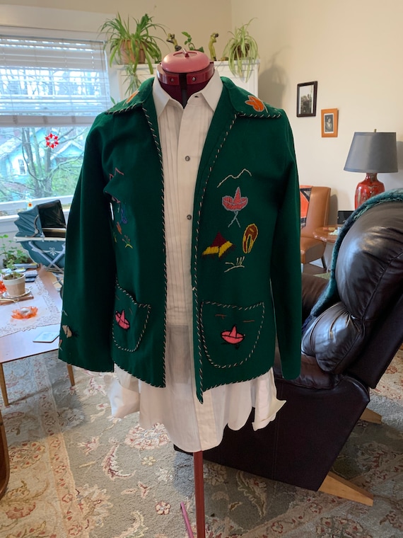 Mexican Hand Embroidered Woman's jacket