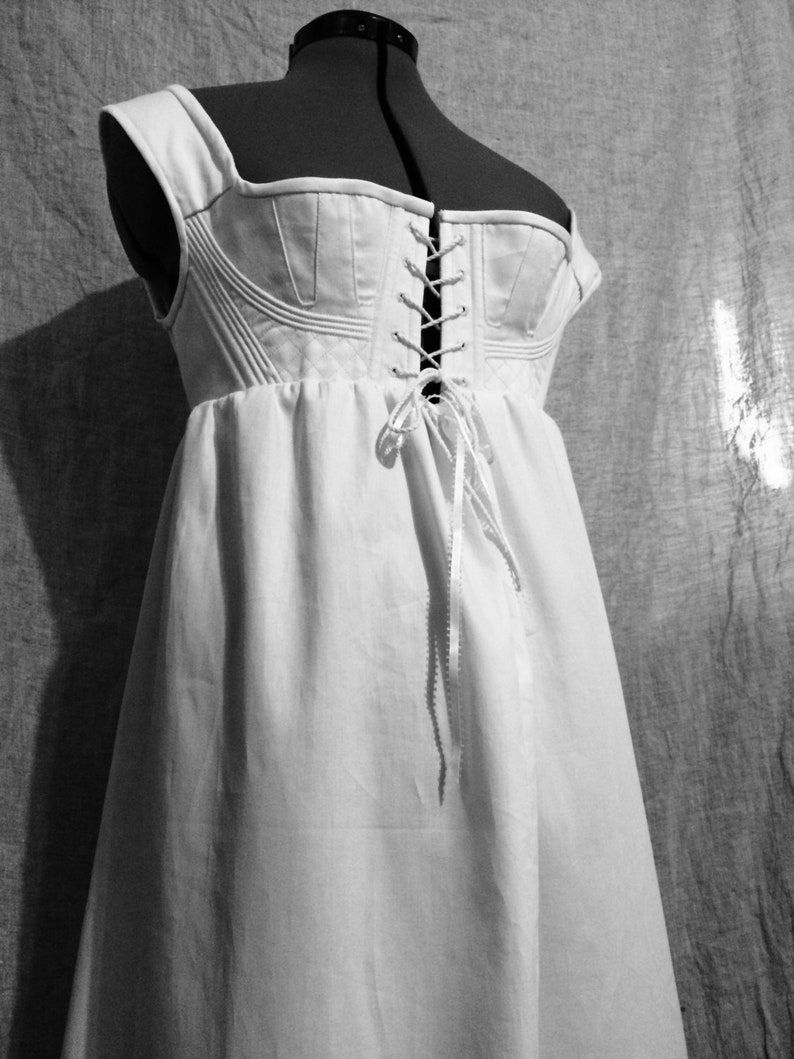 Corded Regency Short Stay/ Petticoat combination image 1