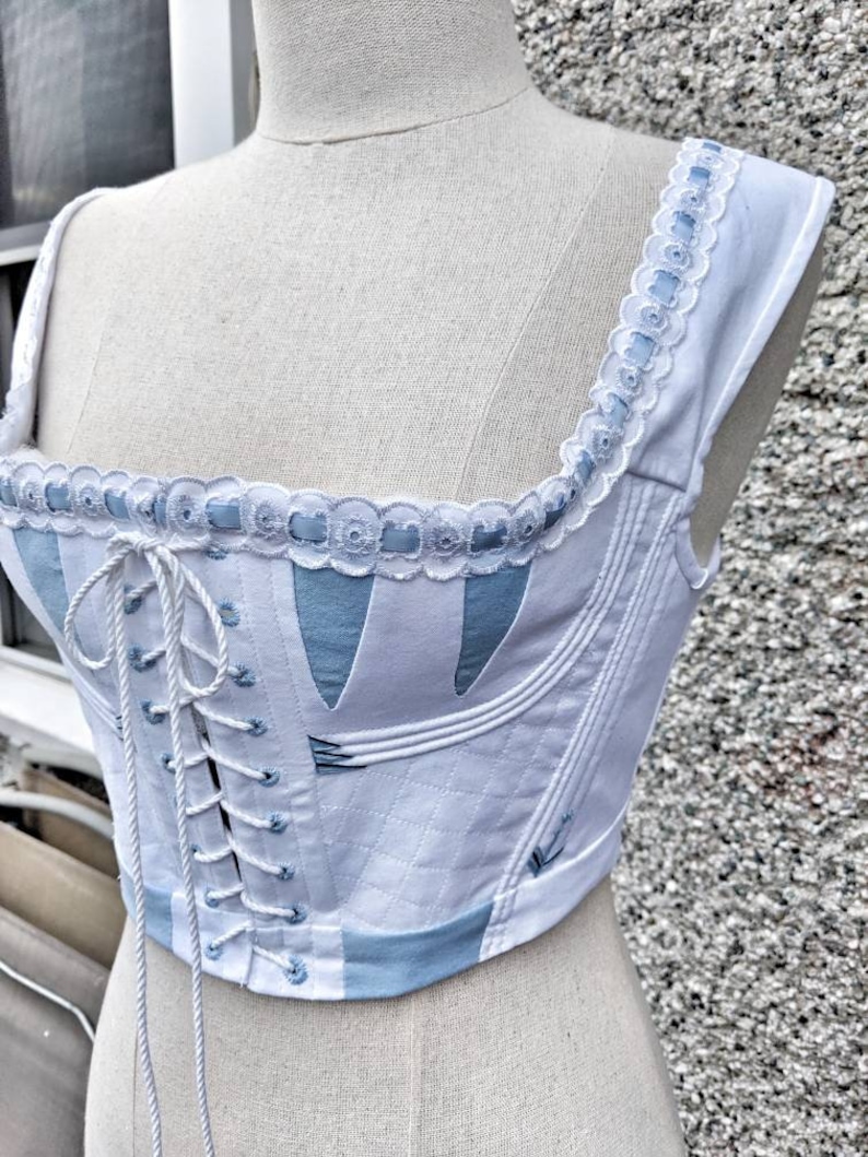 Corded Regency Short Stay Etsy