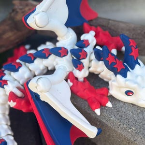 Dragón estrella del 4 de julio – Impresión 3D