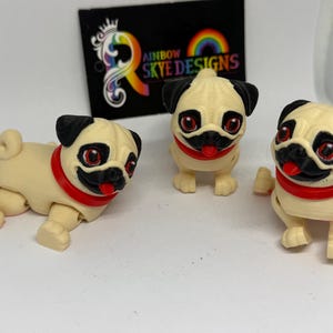 Pug the dog  3D printed