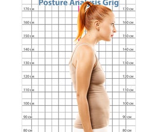 Griglia di analisi della postura A0 Allineamento del grafico di valutazione della postura Poster da parete Download digitale