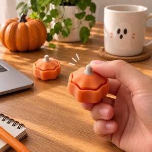 Pumpa Clicker – Fingerfidget med riktiga knappklick