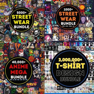 2,010,000+ Huge T- shirt Design Bundle |PNG,AI,SVG| Tshirt Bundle | T-Shirt Print Design | Hip Hop T-Shirt | Pop Culture | T-Shirt Pod