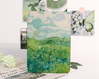 Etui Field Painting Kindle z funkcją automatycznego wybudzania/uśpienia do Kindle 11. generacji (2024), Paperwhite 2021 (6,8 cala), Kindle Colorsoft, Bookish Gift