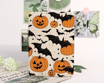 Halloween Pumpkin Bat Kindle Case,Kobo Cover,Auto Wake/Sleep Case for Kindle 11th Gen 2024 Cover,Paperwhite 2021 Cover 6.8"Case,Bookish Gift