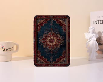 Ornate Persian Rug Kindle/Kobo Case For Paperwhite 12th/11th, Kindle 2024/2022, Colorsoft, Kindle Case With Auto Wake/Sleep,Protective Case
