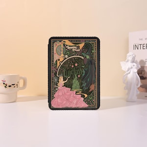Art 'Wicked' musikaliskt Kindle/K-fodral för Paperwhite 12:e/11:e, Kindle 2024/2022, Colorsoft, Kindle-fodral med automatisk väckning/viloläge, skyddande fodral
