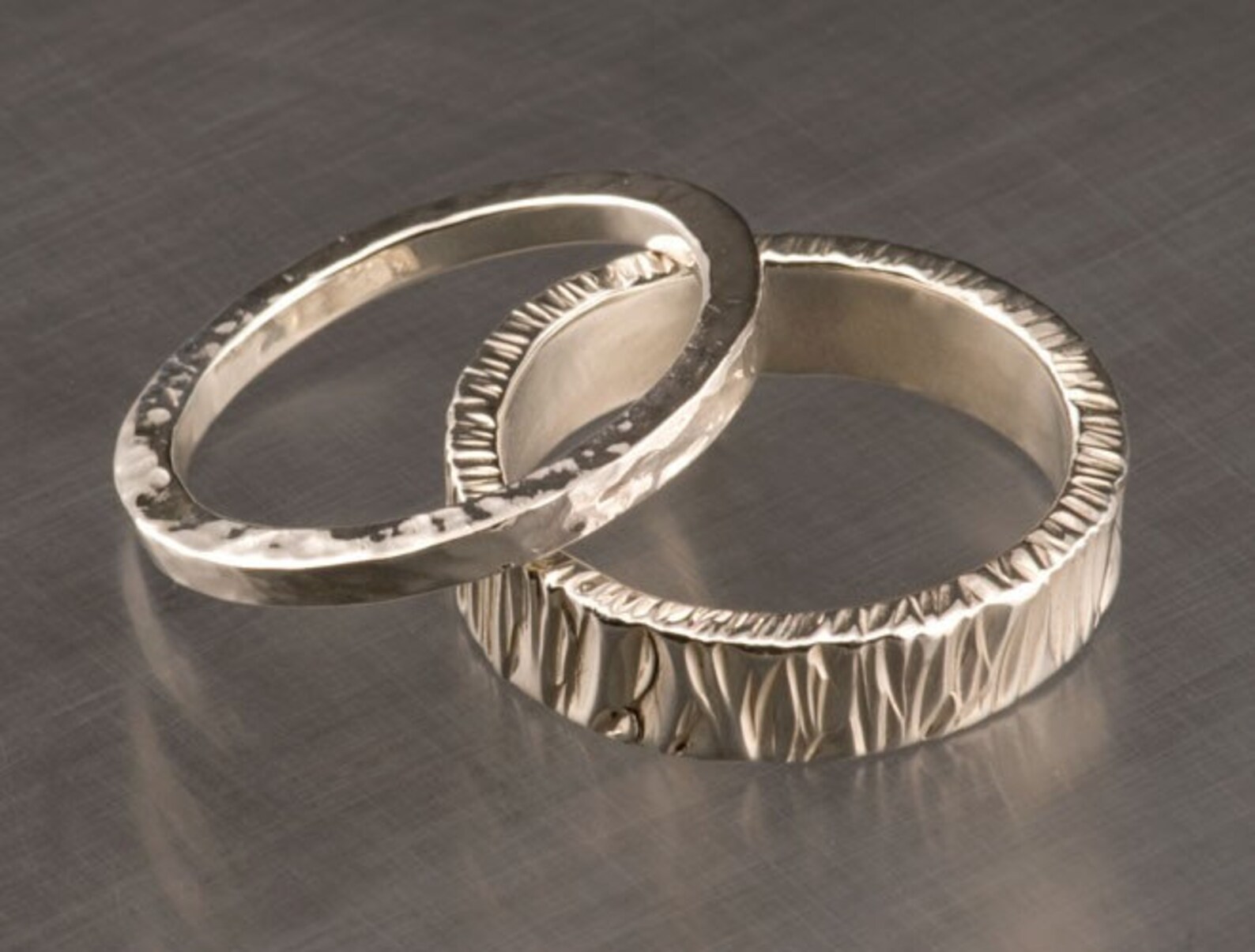 Sterling Silver Wedding Rings Stackable Custom Made Etsy