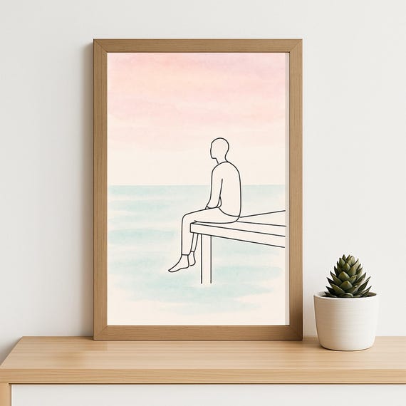 Calm Person Drawing