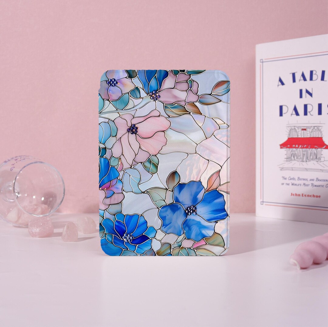 Stained Glass Floral Kindle/kobo Case Custom for Paperwhite 12th/11th ...