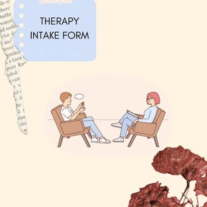 Therapy Intake | Editable PDF Workbook for Counselors and Therapists | Client Assessment and Consent | Printable Mental Health Document