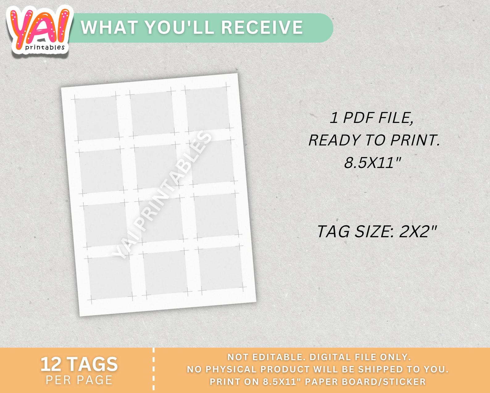 Printable Graduation Tag, Graduation Gift Tag, Class of 2025 Gift Tag ...