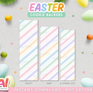 Oster-Cookie-Backer, druckbarer Cookie-Backer, Oster-Cookie-Box-Backer, Oster-Cookie-Karte, Osterhintergrund, Oster-Cookie-Hülle