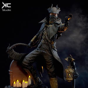 Hunter - Bloodborne Lady Maria Figure – Bloodborne Fan Art Statue - Lady Maria Figurine - Bloodborne Collector Gift