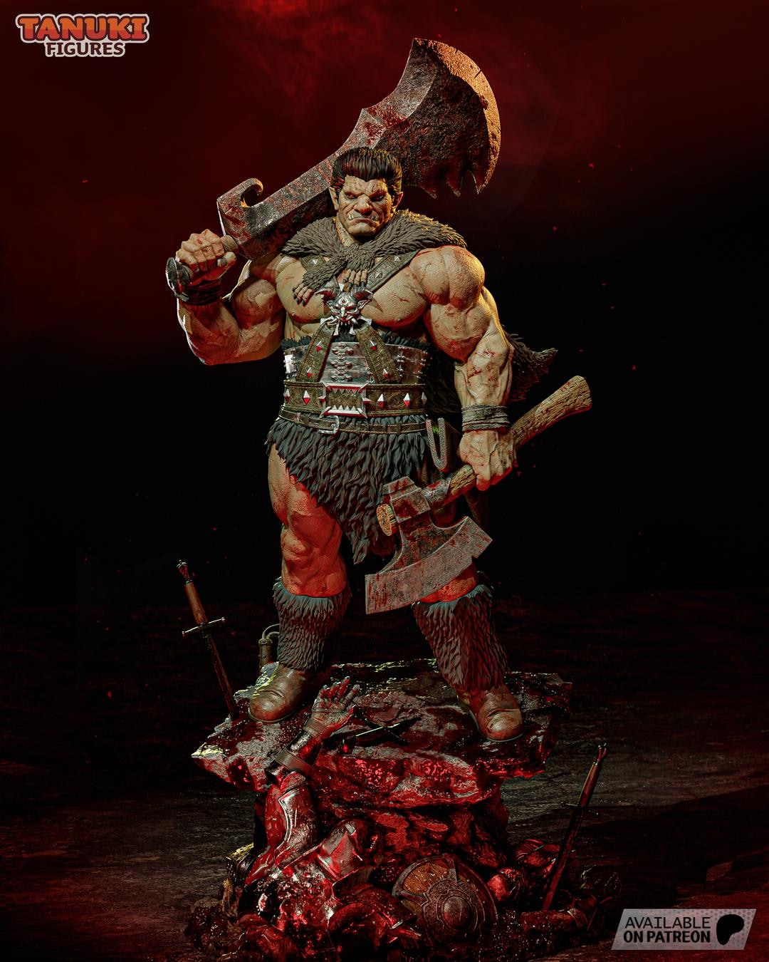 Zodd the Immortal Berserk Figure | Epic 3D Printed Collectible