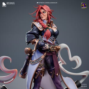 Miss Fortune Figure | League of Legends Collectible | Hand Painted Fan Art Statue | LOL Fan Gift