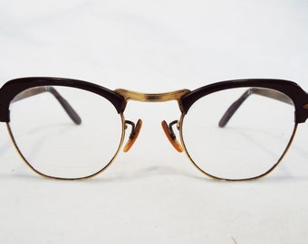 Vintage Bausch & Lomb 12K Gold-filled Bifocal Lens Glasses