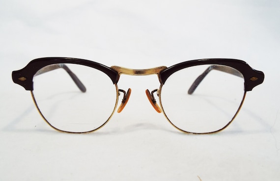 Vintage Bausch & Lomb 12K Gold-filled Bifocal Len… - image 1