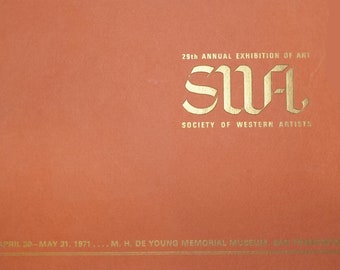29th Annual Exhibition of Art - SWA - Society of Western Artists Book 1971