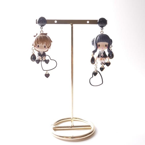 Syaoran Tomoyo Earrings, Cardcaptor Sakura Inspired Jewelry