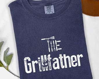 The Grillfather Shirt, BBQ Lover Shirt, Meat Lover Shirt, Dad Shirt, Gifts For Dad, Gifts For Him, Tailgating Shirt, BBQ Party Outfit
