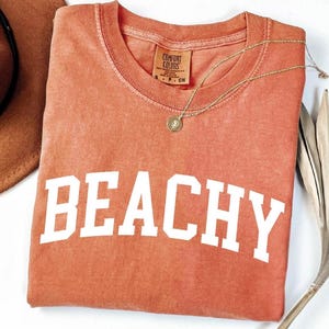 Beachy Vacation Comfort Colors Shirt- Beachy Holiday Travel TShirt- Summer Tropical Girls Trip Tee-  Fun Sarcastic Beach Shirt Gift