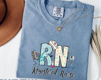 Registered Nurse Shirt for Women, RN T-Shirt for Registered Nurse, Nursing Shirt for Nurse, Gift for Registered Nurse, RN Graduation Gift