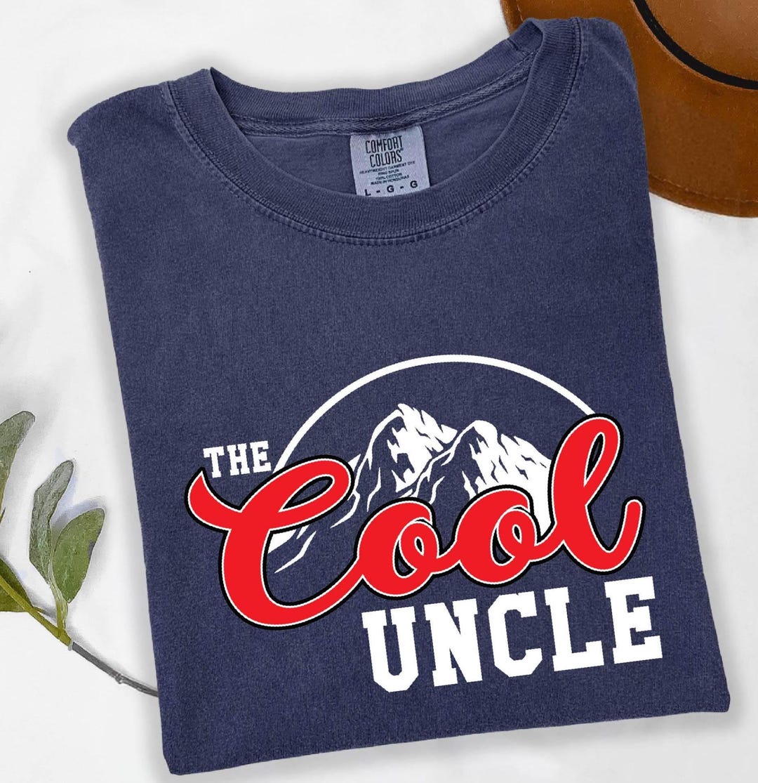 The Cool Uncle Shirt, the Cool Uncle T-shirt, Gift for Him, Uncle Gift ...