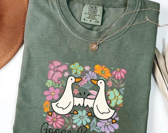 Goose Bumps Comfort Colors® Shirt, Goose Bumps Shirt, Funny Tee, Silly Goose Shirt, Silly Goose Gift, Funny Goose Shirt Gift