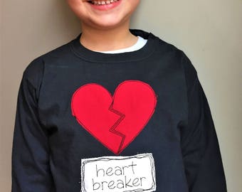Valentines shirt, Heartbreaker tshirt, heartbreaker T shirt, heartbreaker tee, heartbreaker shirt, kids valentine shirt, valentines tee