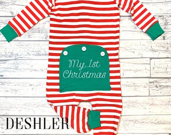 my first christmas pajamas boy